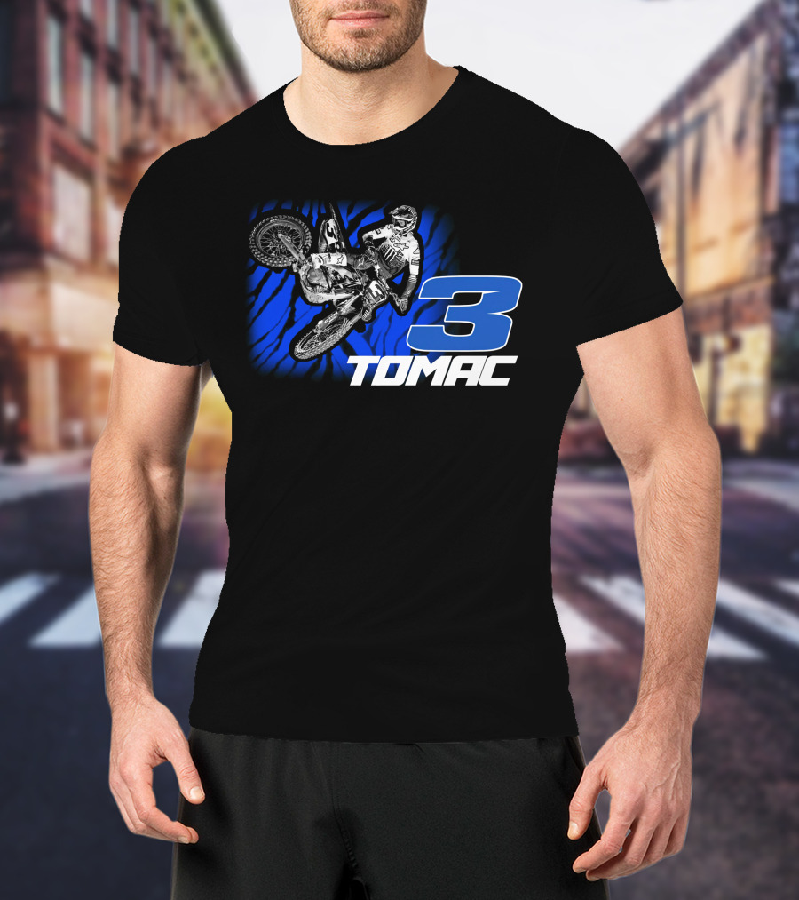Eli Tomac 3 Motocross ET3 Merch T-Shirt