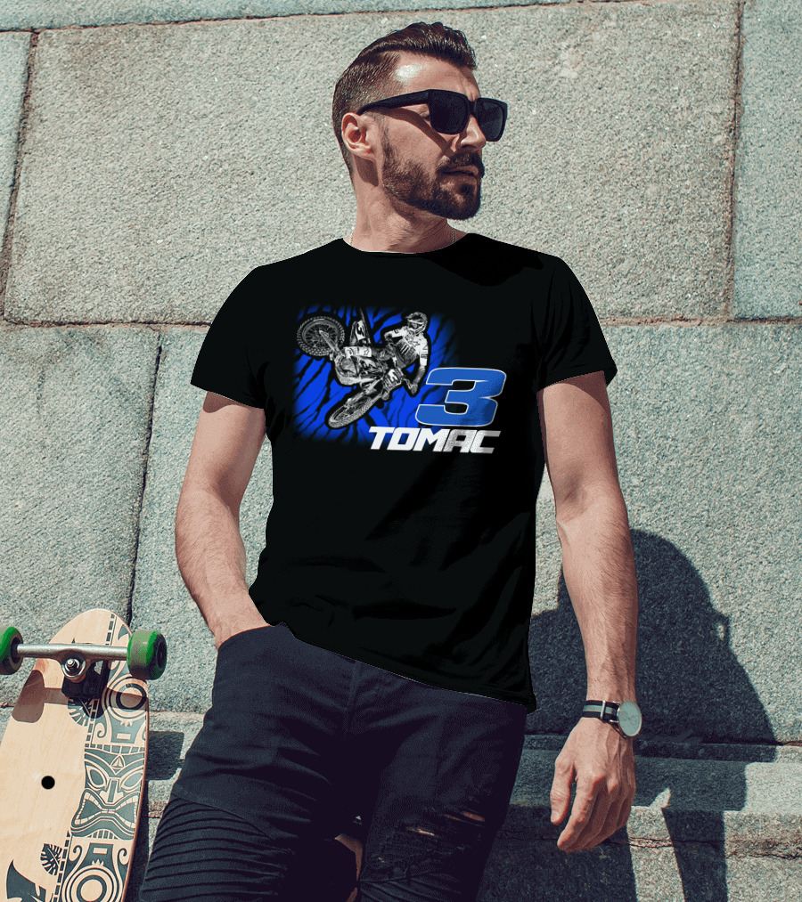 Eli Tomac 3 Motocross ET3 Merch T-Shirt