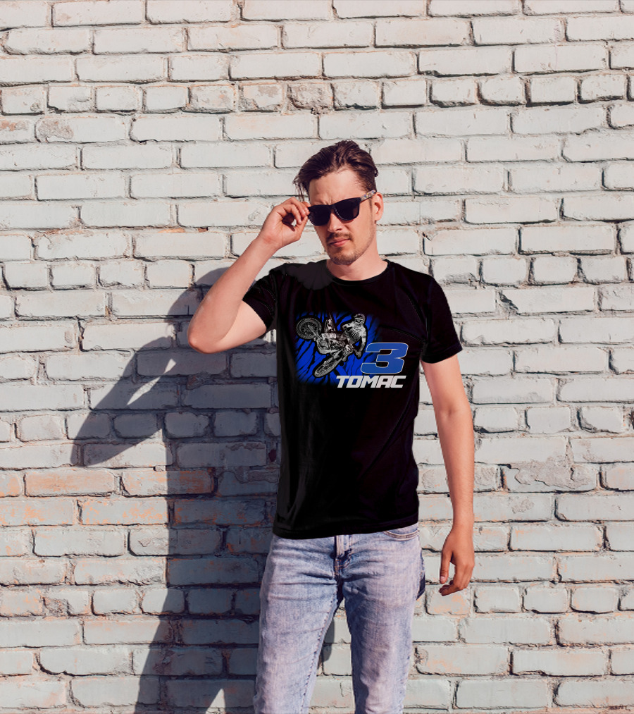 Eli Tomac 3 Motocross ET3 Merch T-Shirt