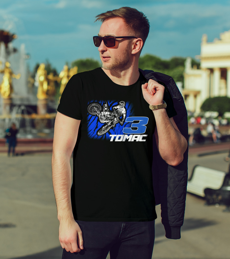 Tomac 3 Yamaha Motocross Racing Merchandise T-Shirt