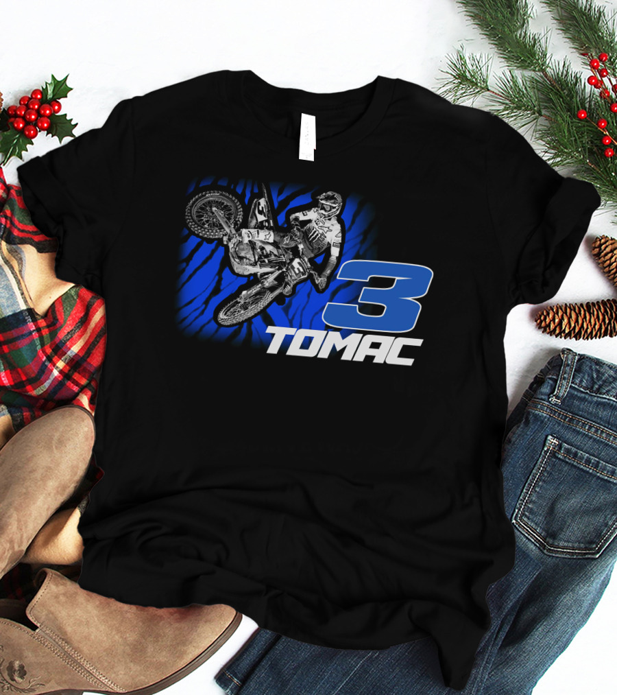 Tomac 3 Yamaha Motocross Racing Merchandise T-Shirt