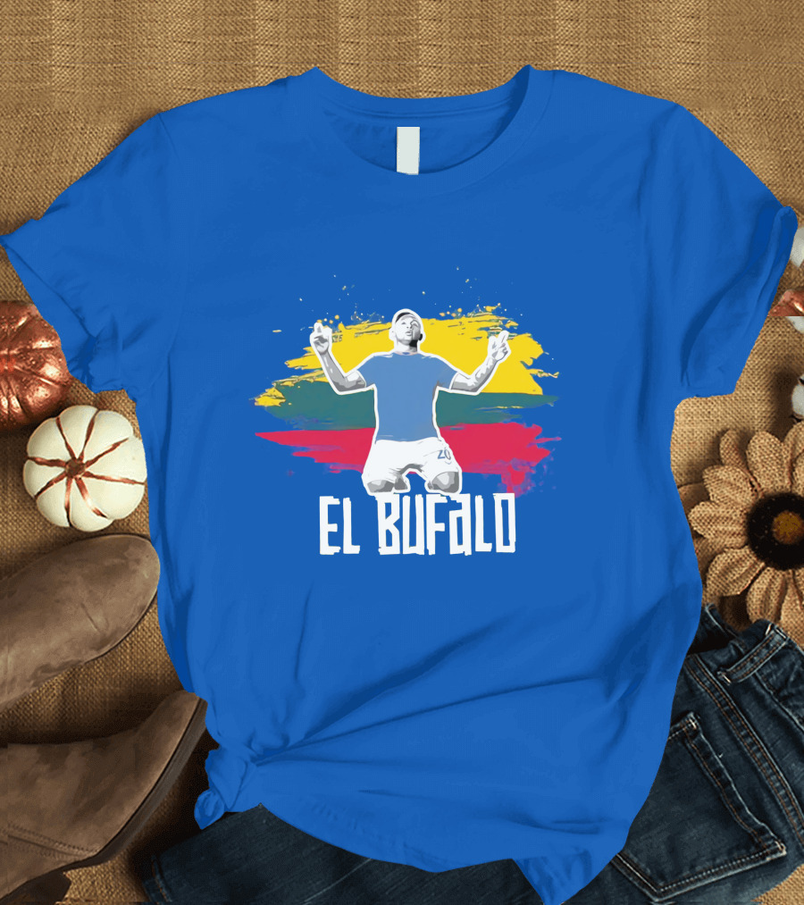 WATP El Bufalo Goal Celebration Colombian Flag Colors T-Shirt