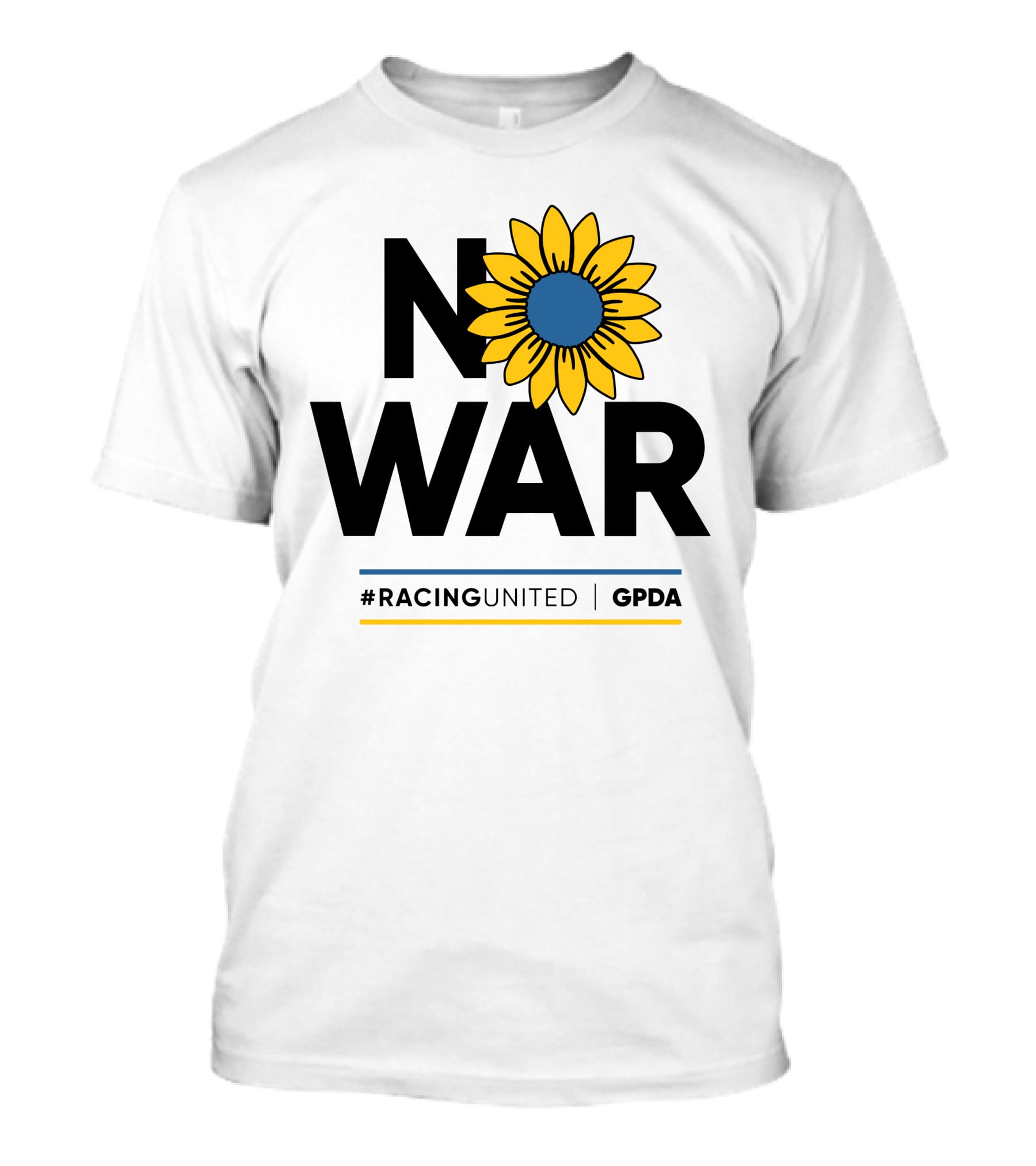 Racing United GPDA No War Sunflower Ricciardo F1 T-Shirt