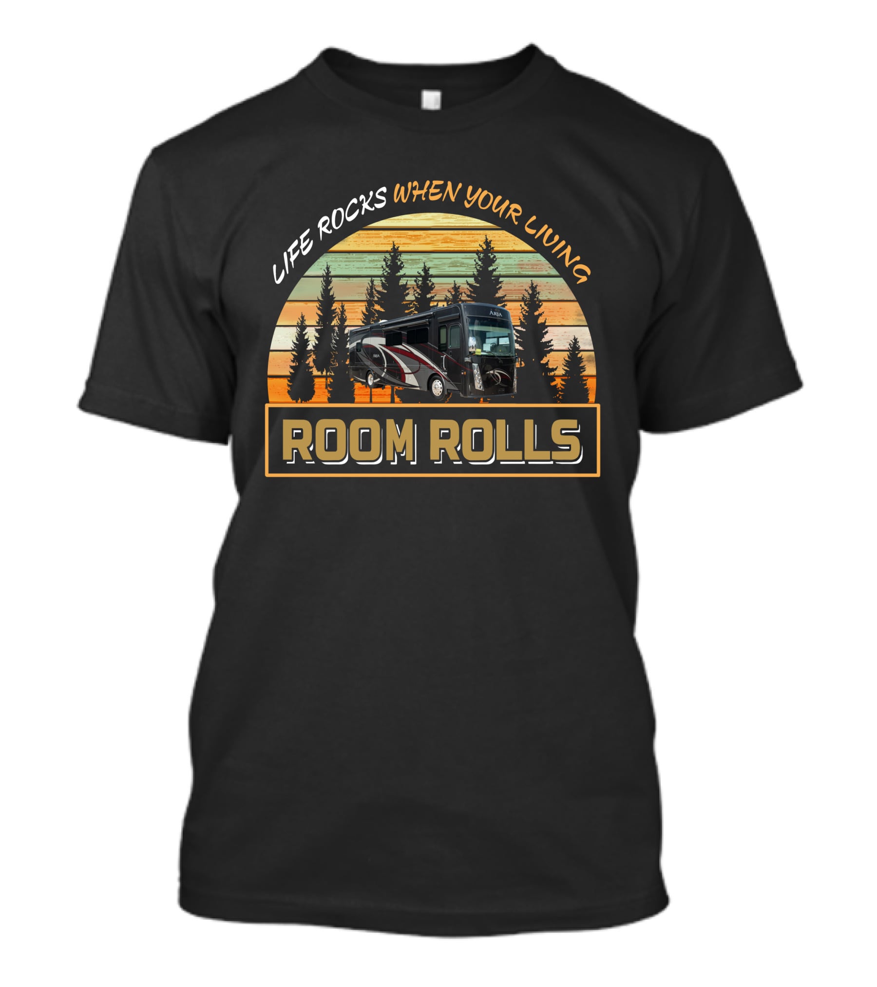 LIFE ROCKS WHEN YOUR LIVING ROOM ROLLS Thor Aria 3601 T-Shirt