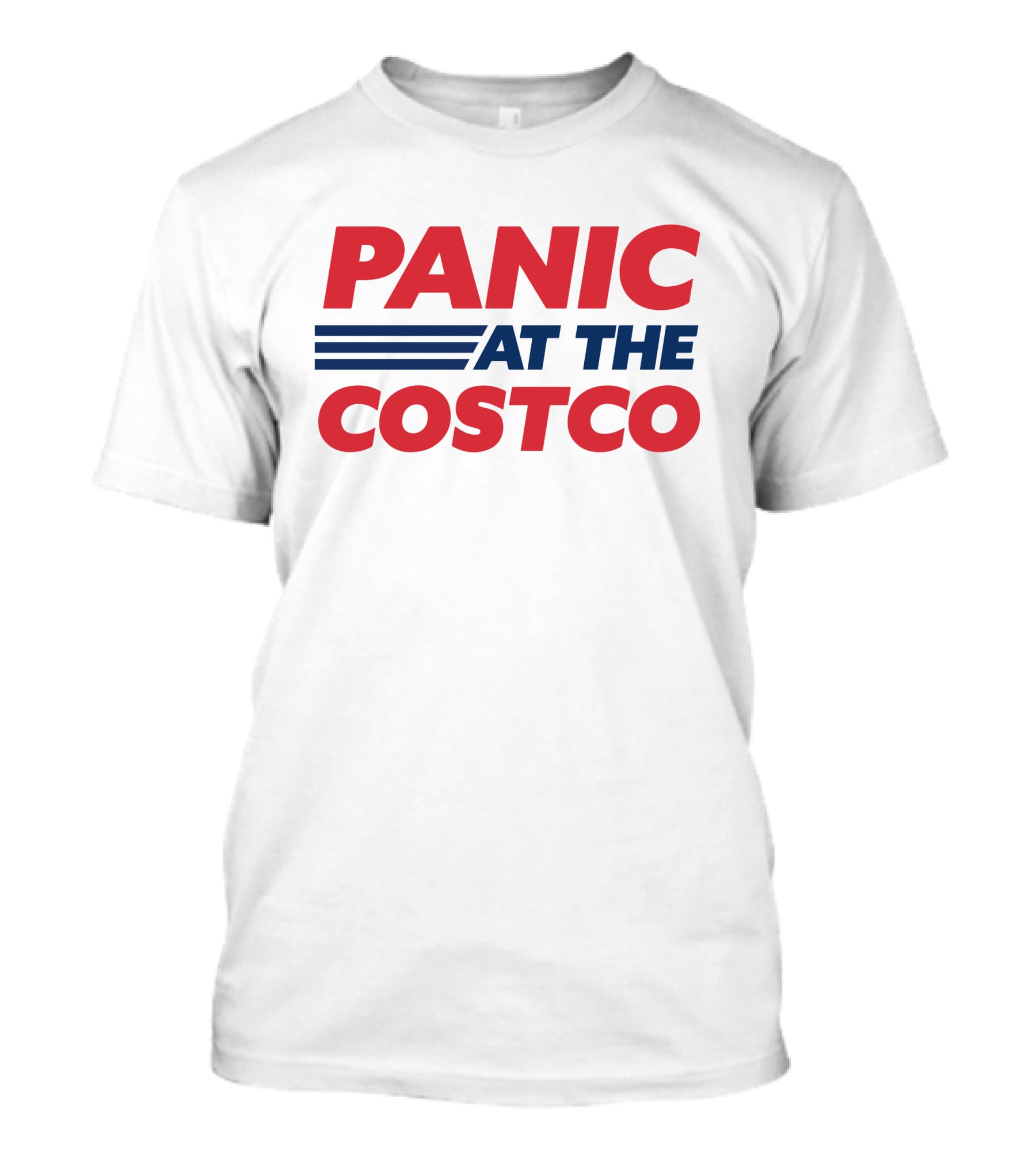 Panic At The Costco Trendy USA Playful Shopping T-Shirt