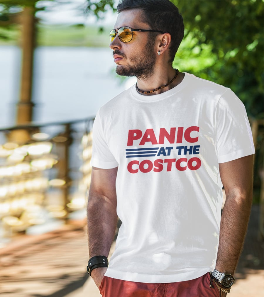 Panic At The Costco Trendy USA Playful Shopping T-Shirt