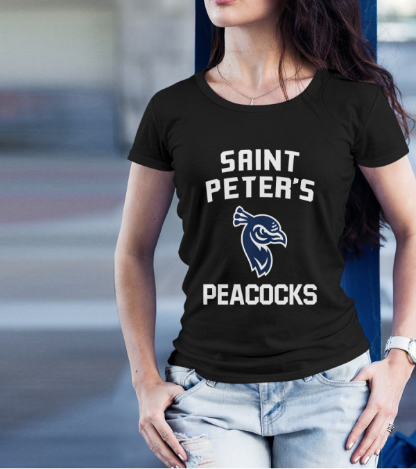 Saint Peter's Peacocks Eli Manning T-Shirt