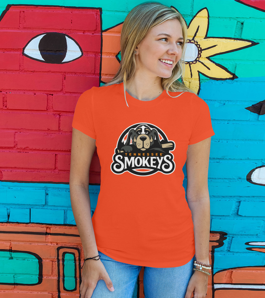 Tennessee Smokeys Baseball Team Mascot T-Shirt