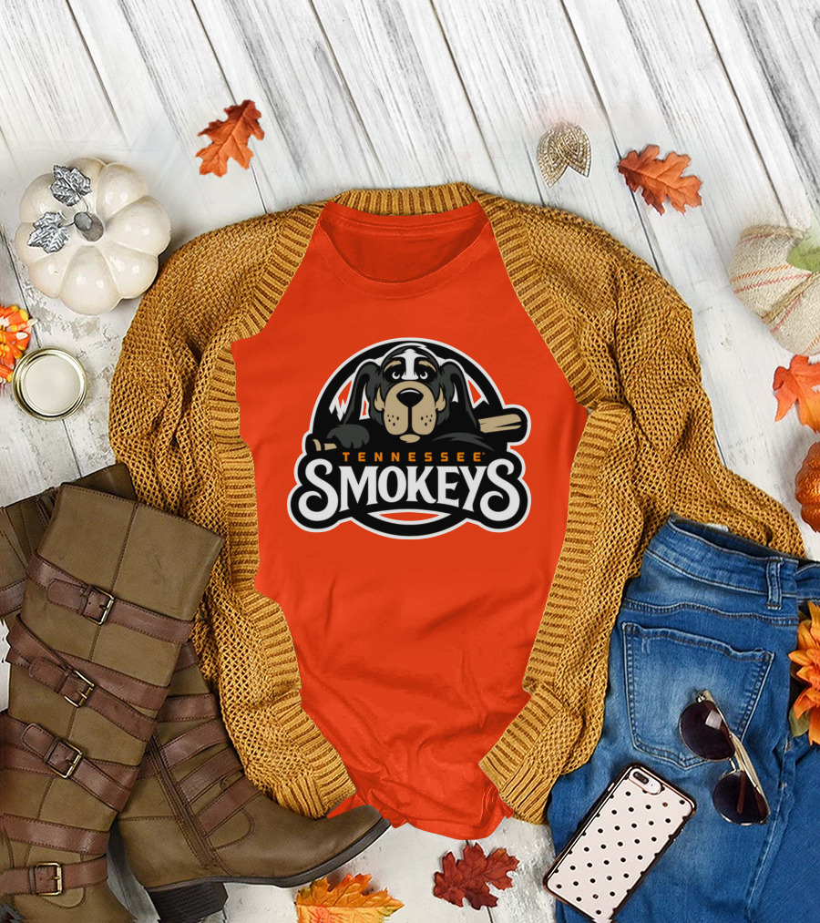 Tennessee Smokeys Baseball Team Mascot T-Shirt