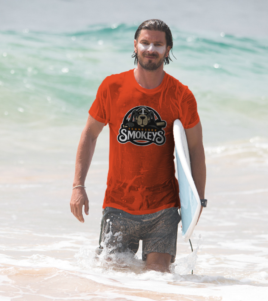 Tennessee Smokeys Baseball Team Mascot T-Shirt