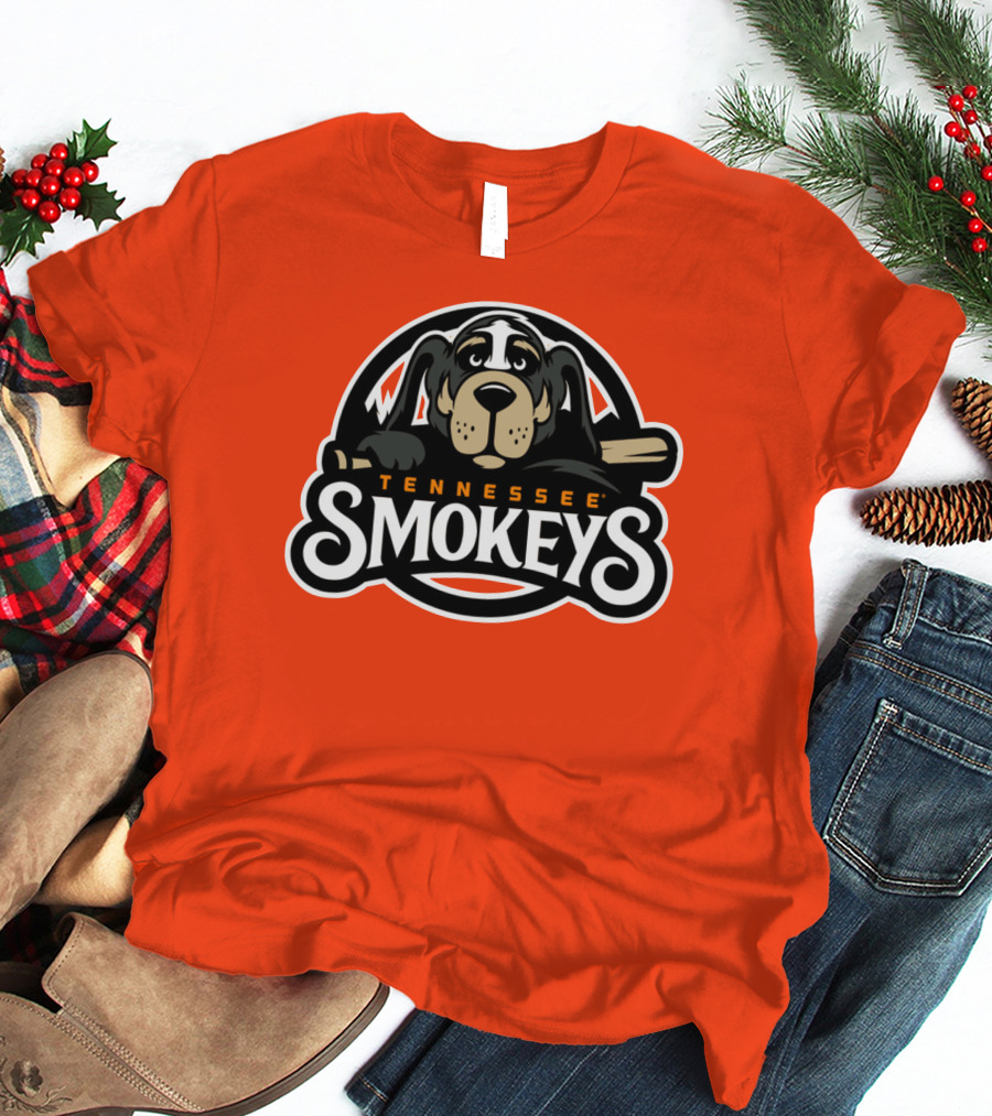 Tennessee Smokeys Baseball Team Mascot T-Shirt