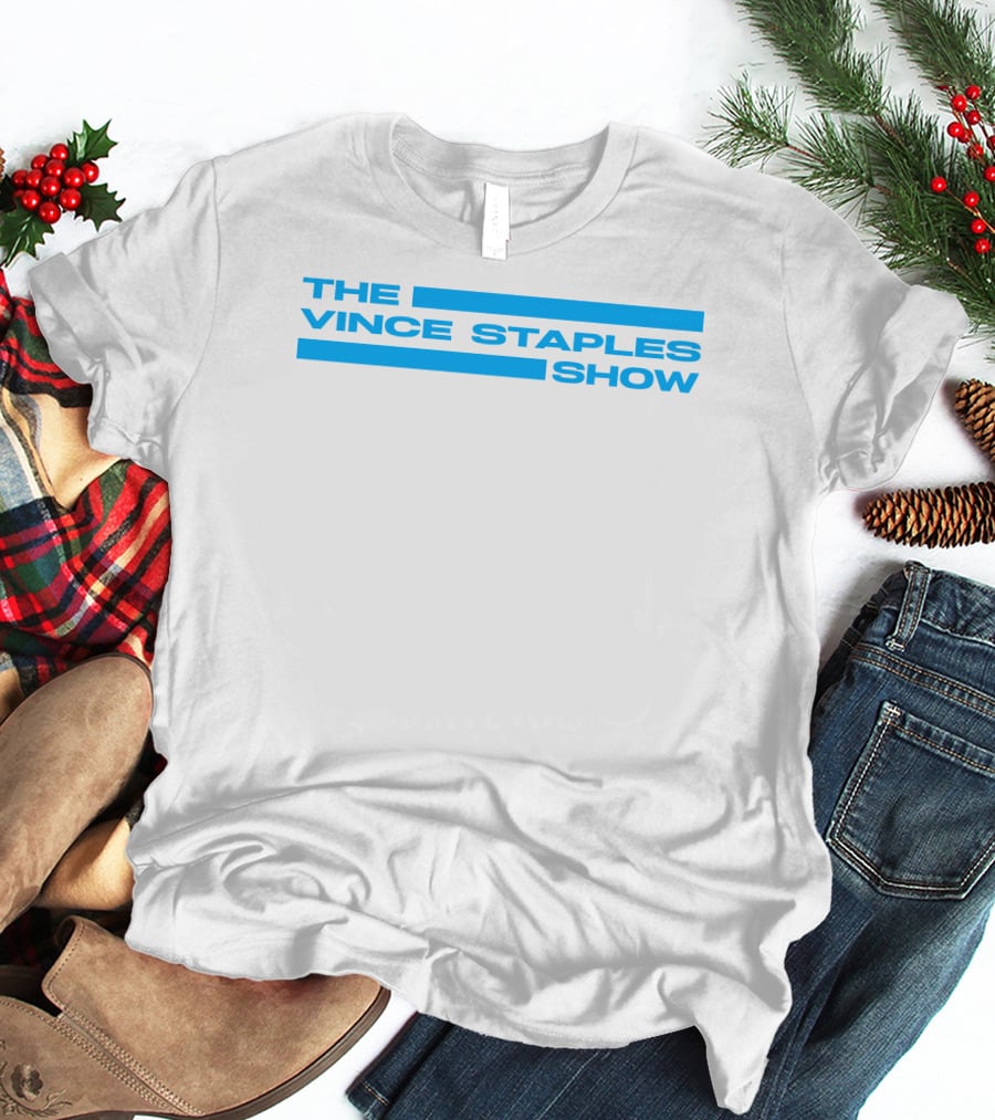 THE VINCE STAPLES SHOW Blue Text T-Shirt