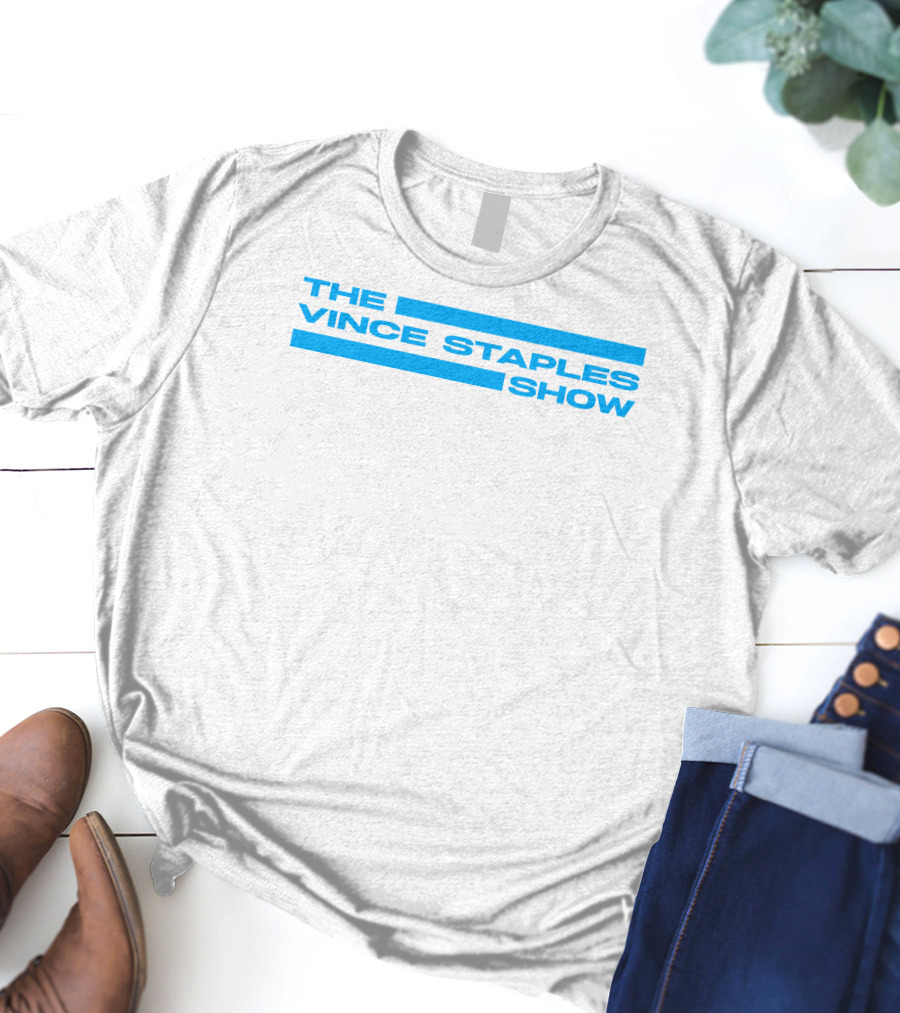 THE VINCE STAPLES SHOW Blue Text T-Shirt