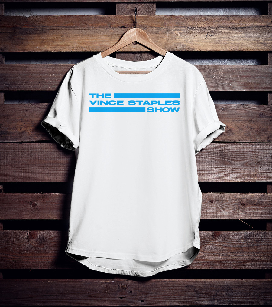 THE VINCE STAPLES SHOW Blue Text T-Shirt