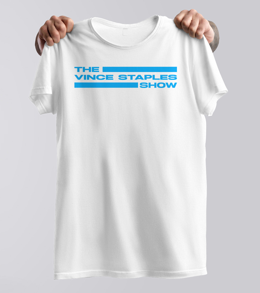THE VINCE STAPLES SHOW Blue Text T-Shirt