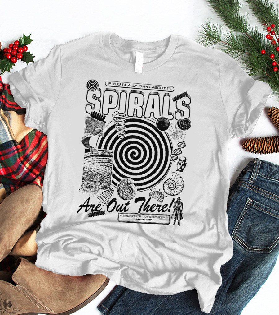 If You Really Think About It Spirals Please Report All Suspicious Spirals 1488-Infinity T-Shirt
