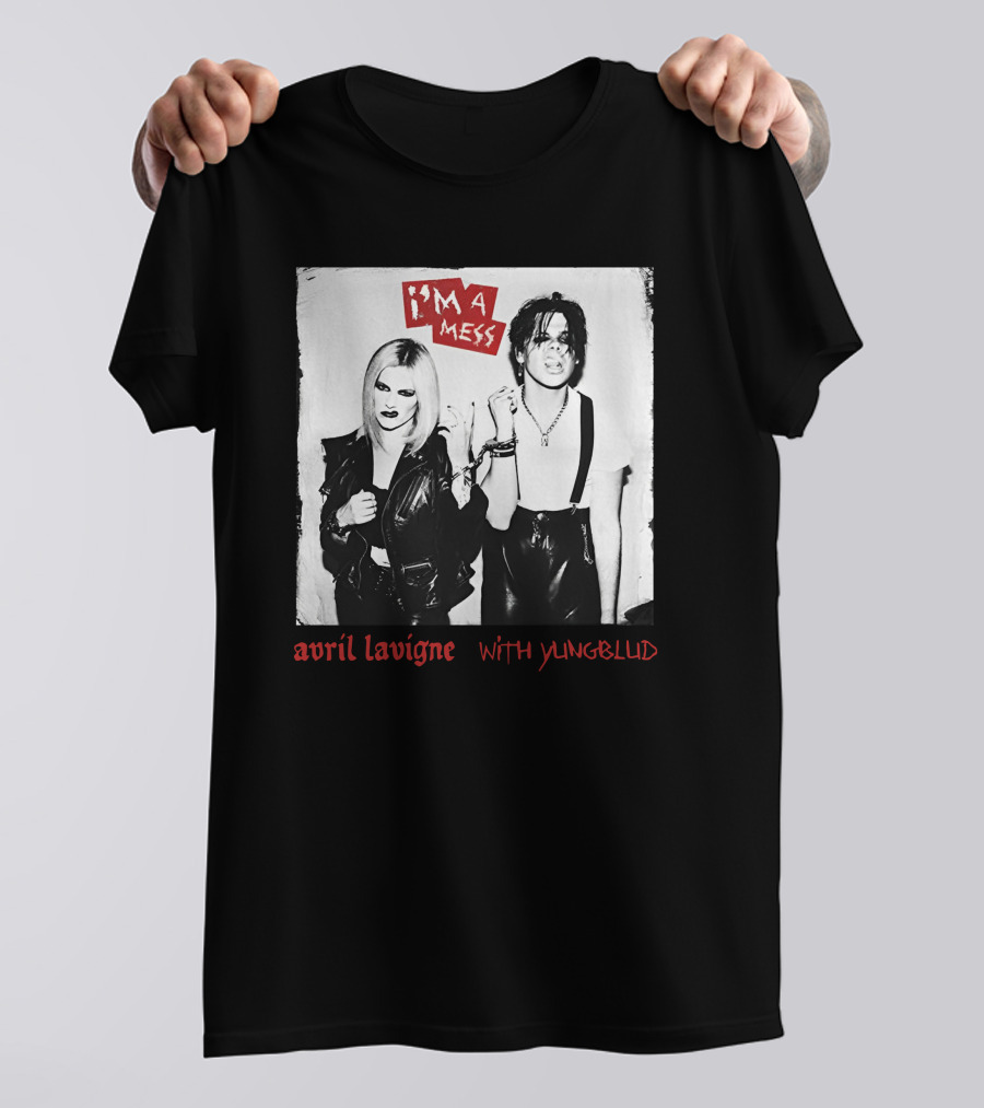 Avril Lavigne I'm A Mess With Yungblud T-Shirt