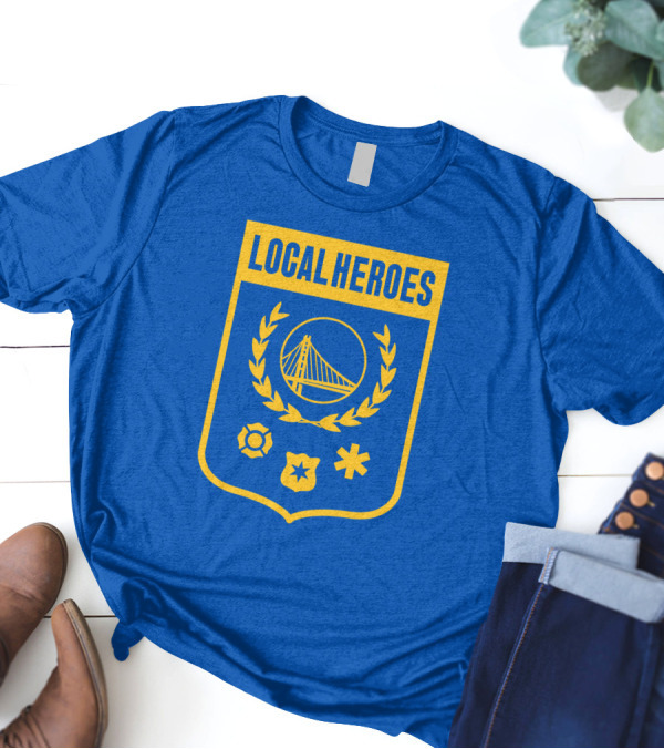 Local Heroes Badge With Bridge And Emblems T-Shirt