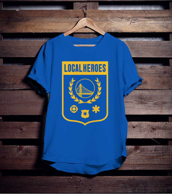Local Heroes Badge With Bridge And Emblems T-Shirt