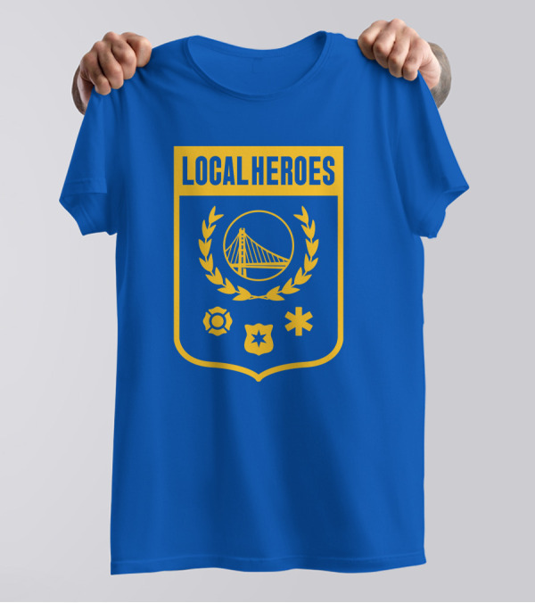 Local Heroes Badge With Bridge And Emblems T-Shirt