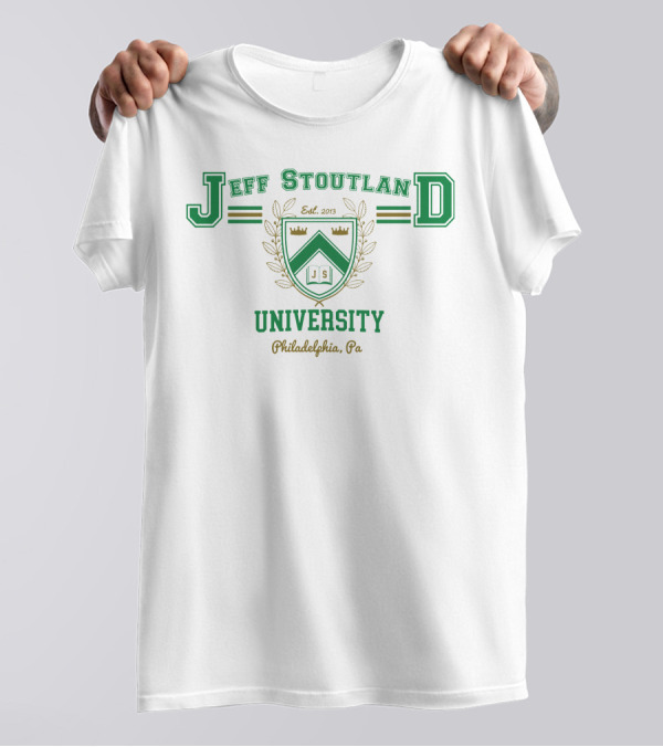 Jeff Stoutland University Philadelphia Pa Est. 2013 Crest T-Shirt