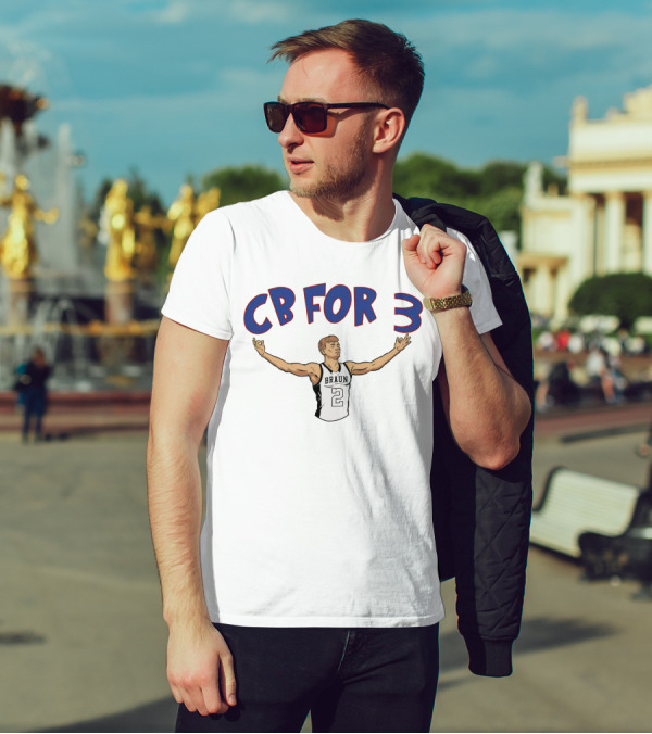 CB For 3 Christian Braun Braun 2 Jersey Basketball Merch T-Shirt