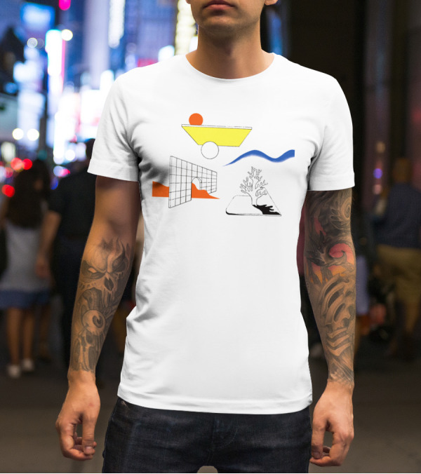 Clams Casino Winter Flower Abstract Shapes T-Shirt