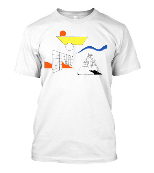 New Clams Casino Merch Abstract Minimalist Geometry Elements T-Shirt