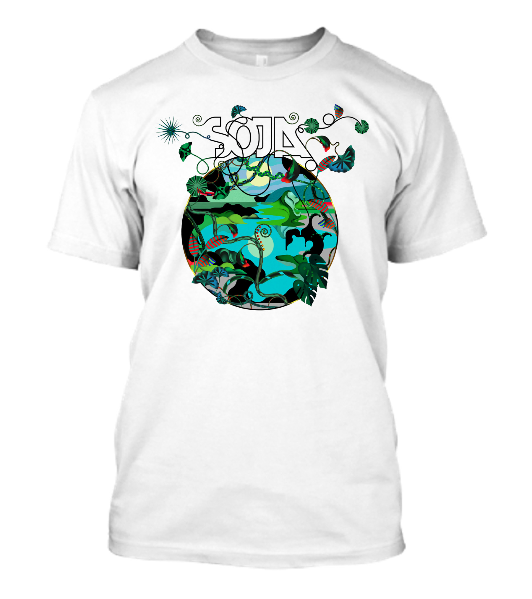 SOJA Earthy Jungle Nature Design Soja Gear T-Shirt