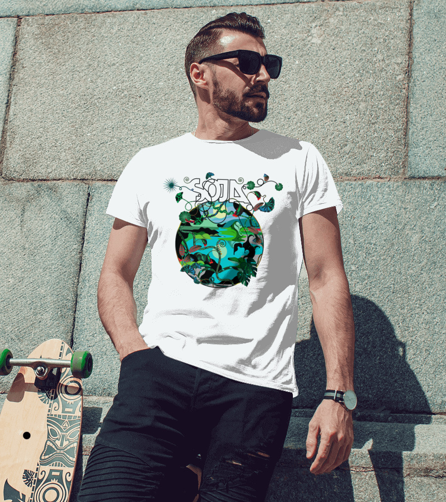 SOJA Earthy Jungle Nature Design Soja Gear T-Shirt