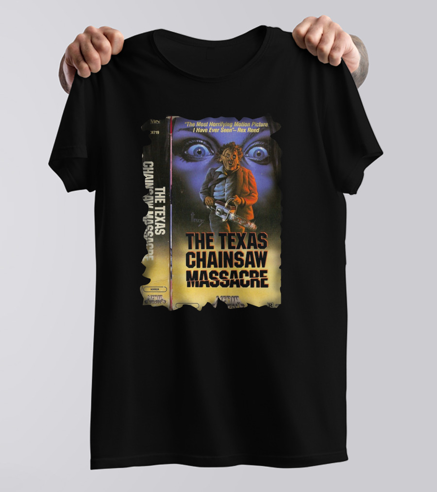 The Texas Chainsaw Massacre Most Horrifying Motion Picture Rex Reed T-Shirt