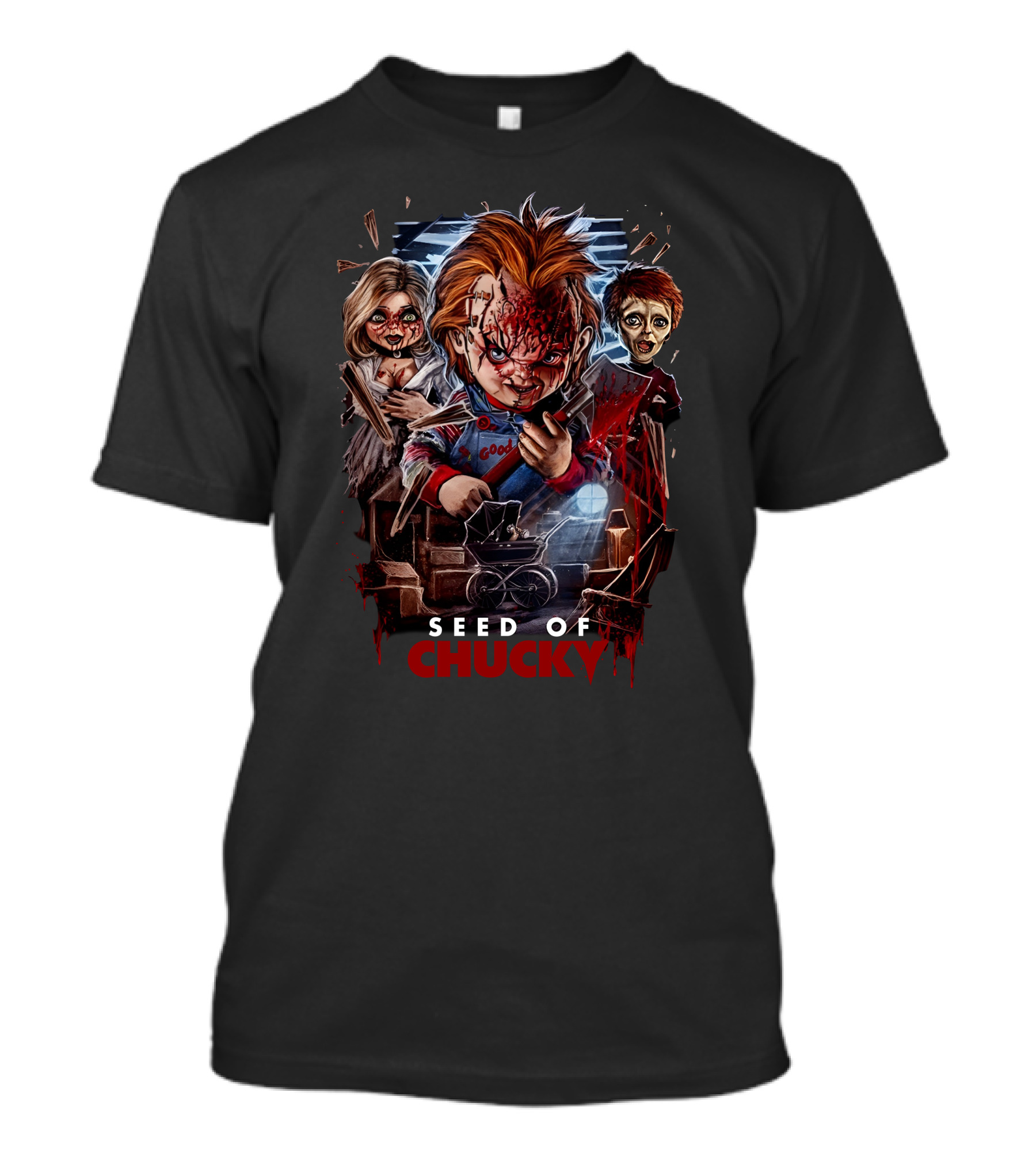 Seed Of Chucky Horror Movie Character Trio Fear The Second Coming T-Shirt