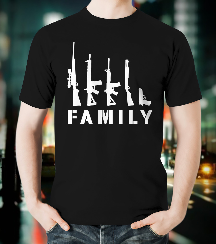 FAMILY Gun Silhouettes Collection T-Shirt