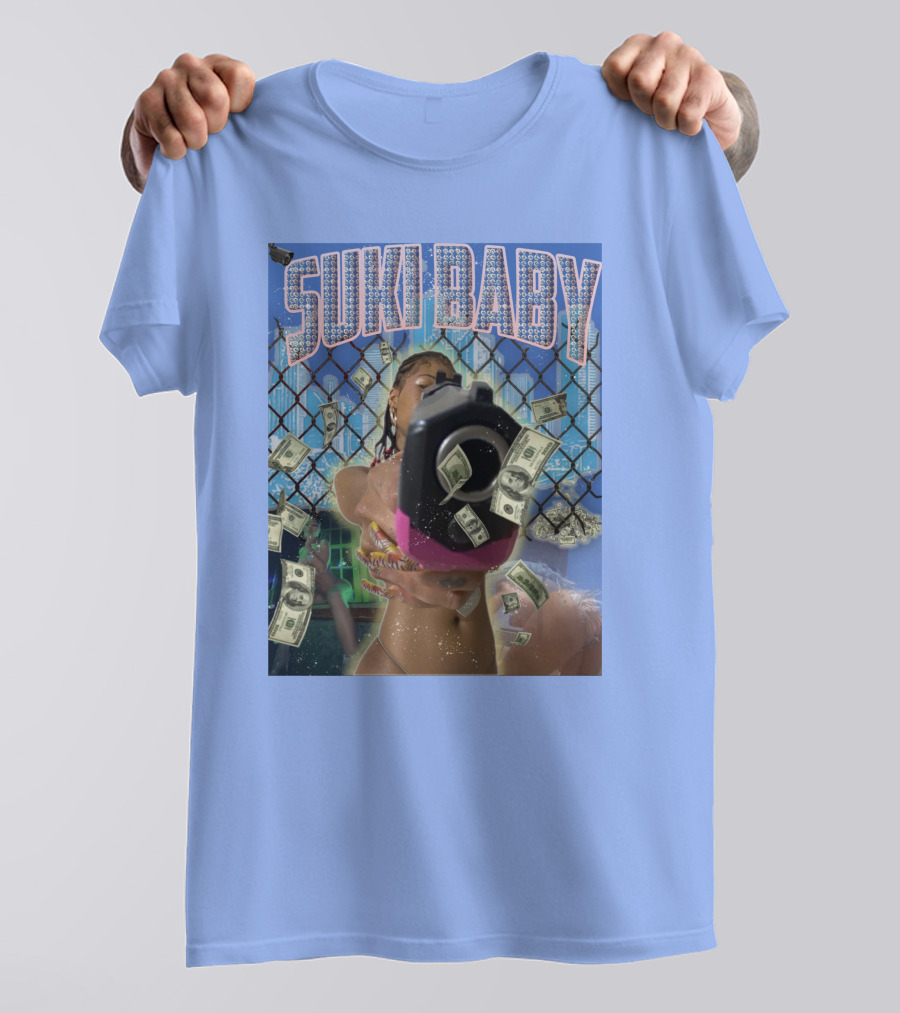 Suki Baby Money And Glamour Urban Aesthetic T-Shirt