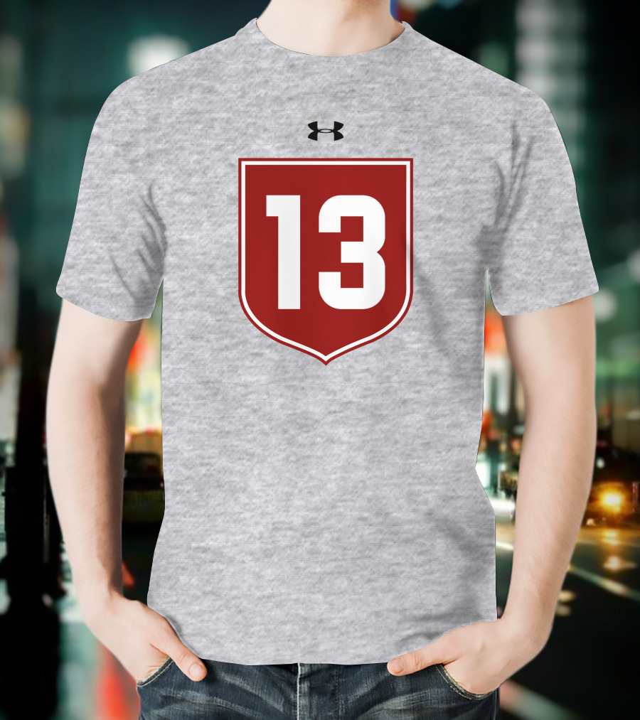 13 Under Armour Red Shield T-Shirt