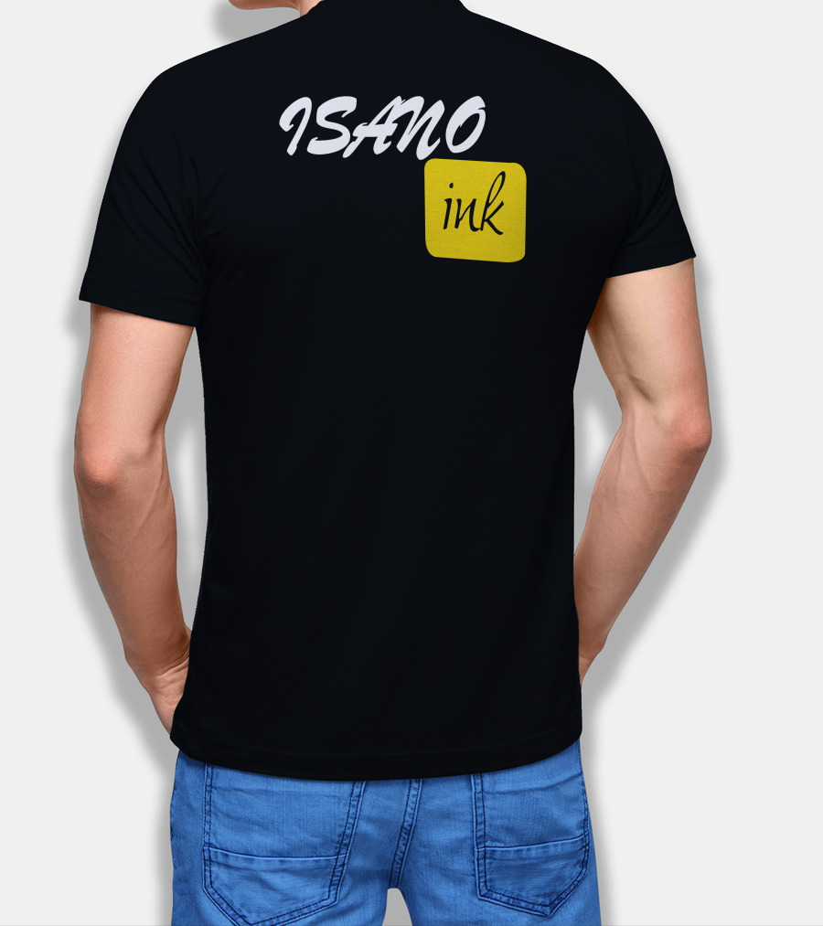 ISANO Ink Bold Minimalist Design Stylish Typography T-Shirt