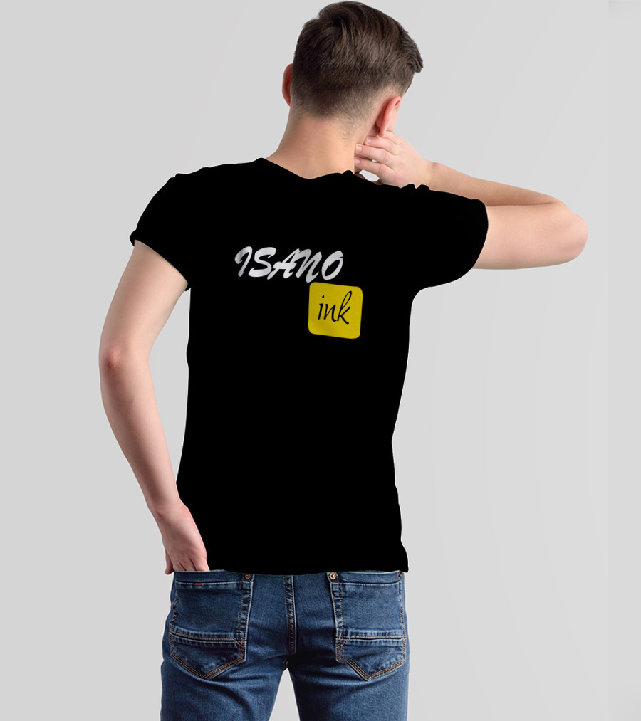 ISANO Ink Bold Minimalist Design Stylish Typography T-Shirt
