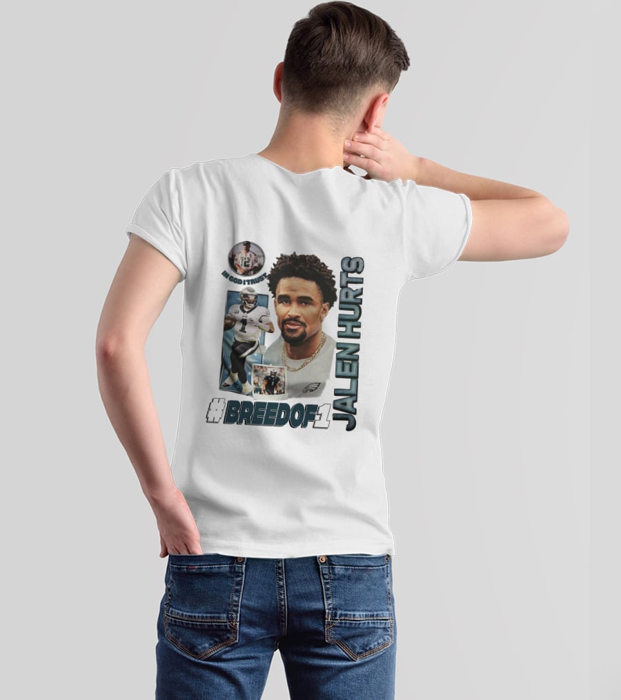 Jalen Hurts Breedof 1 In God I Trust T-Shirt