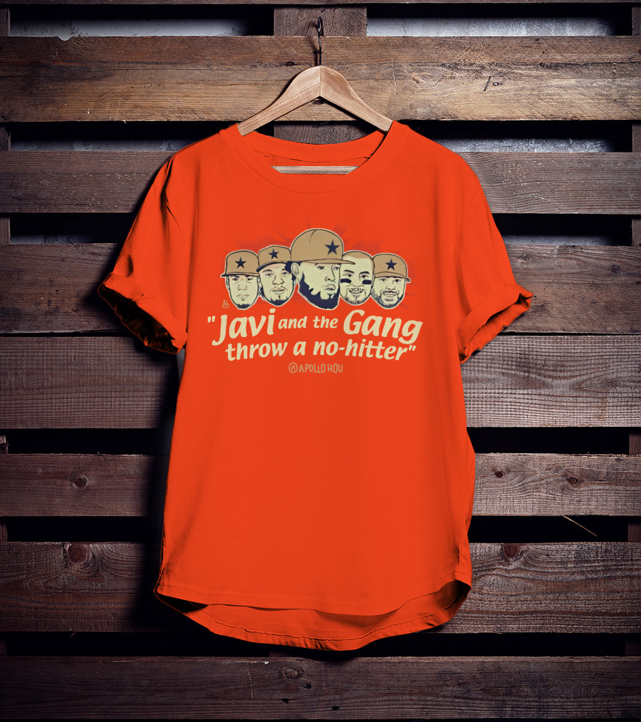 Apollohou Javi And The Gang Throw A No-Hitter Baseball T-Shirt