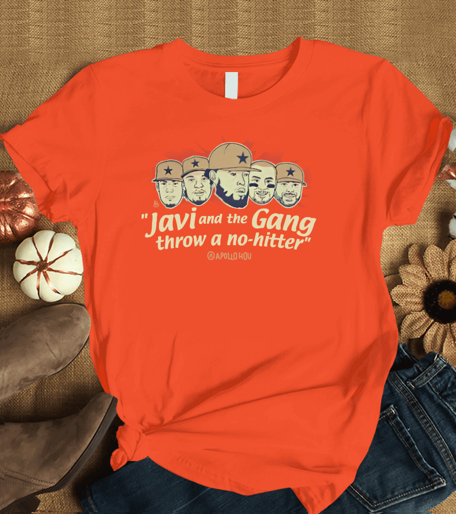 Apollohou Javi And The Gang Throw A No-Hitter Baseball T-Shirt