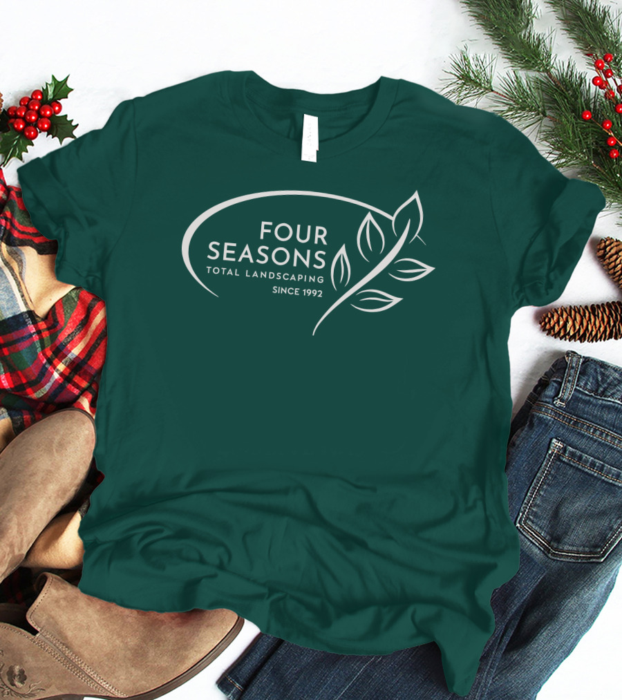 Four Seasons Total Landscaping Since 1992 Leaf T-Shirt