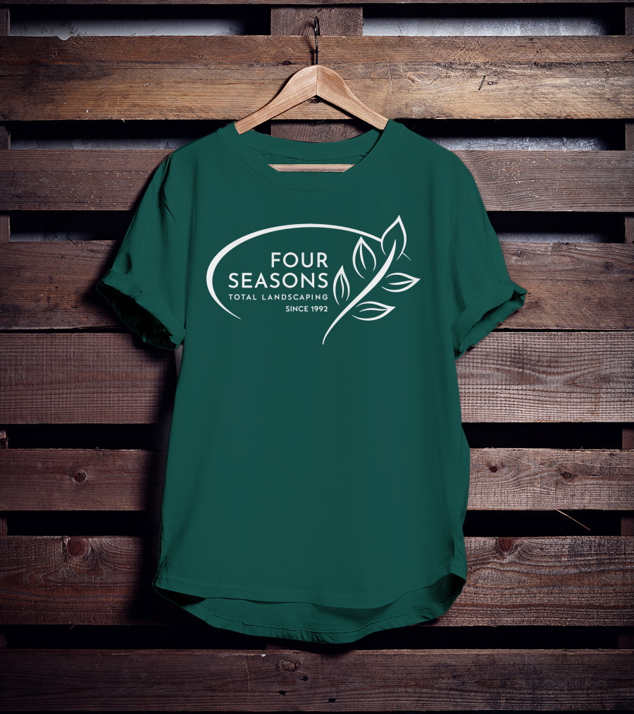 Four Seasons Total Landscaping Since 1992 Leaf T-Shirt