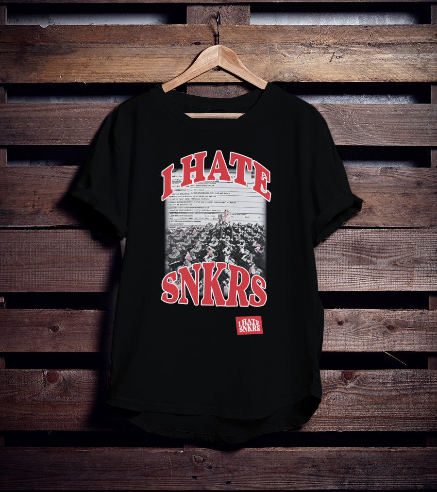 Seattle Seahawks Joe Mama I Hate Snkrs Shopping Chaos T-Shirt