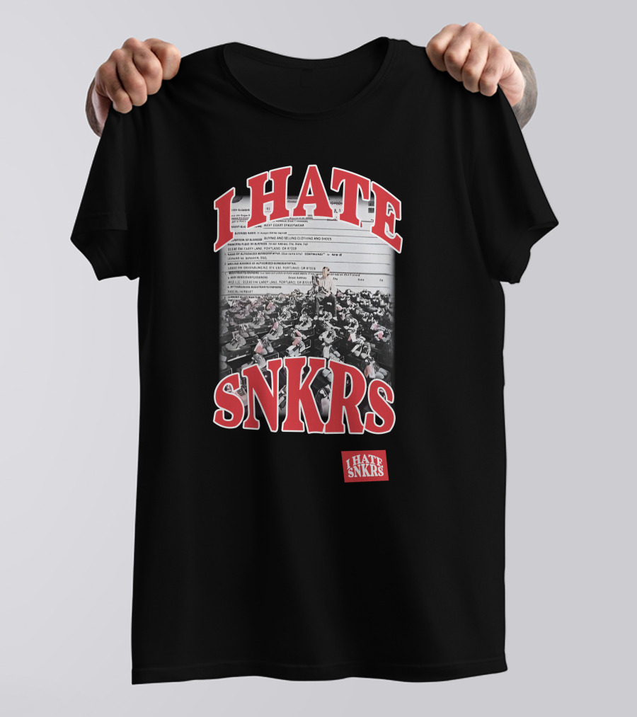 Seattle Seahawks Joe Mama I Hate Snkrs Shopping Chaos T-Shirt