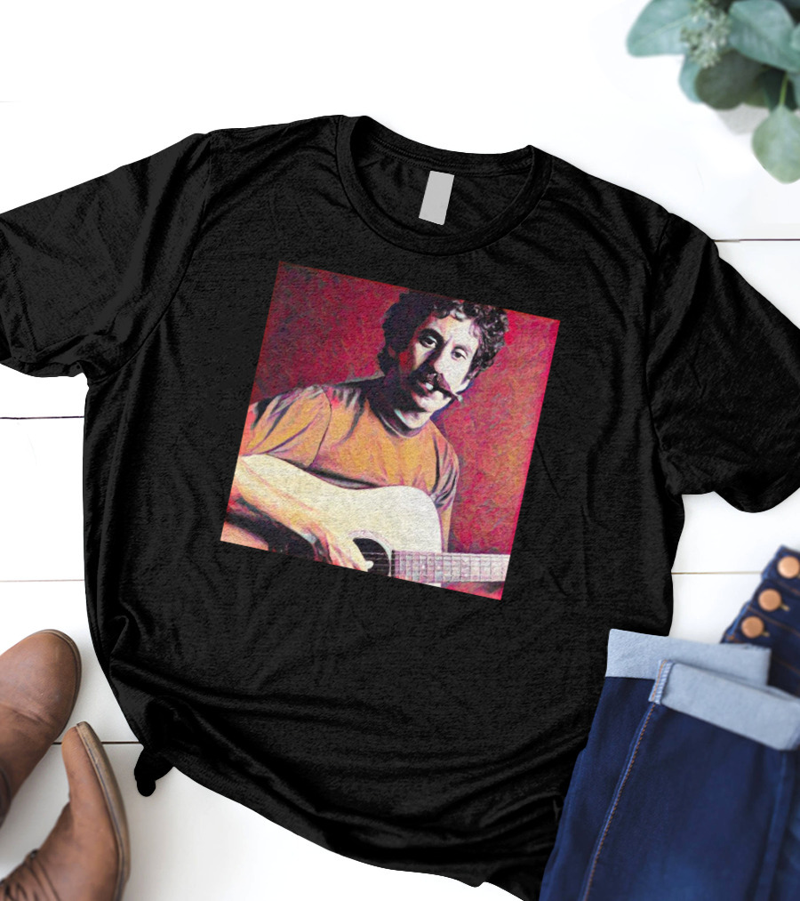Matt Pinfield Jim Croce With Guitar T-Shirt
