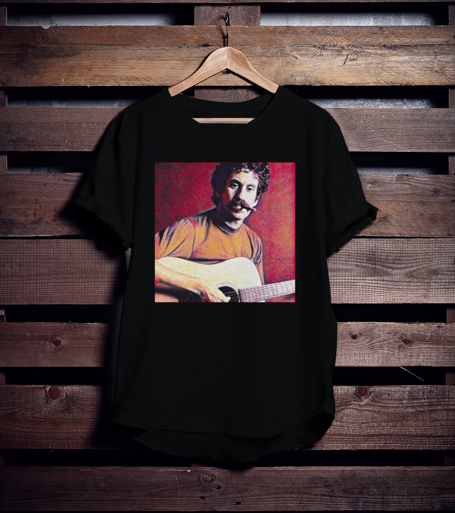 Matt Pinfield Jim Croce With Guitar T-Shirt