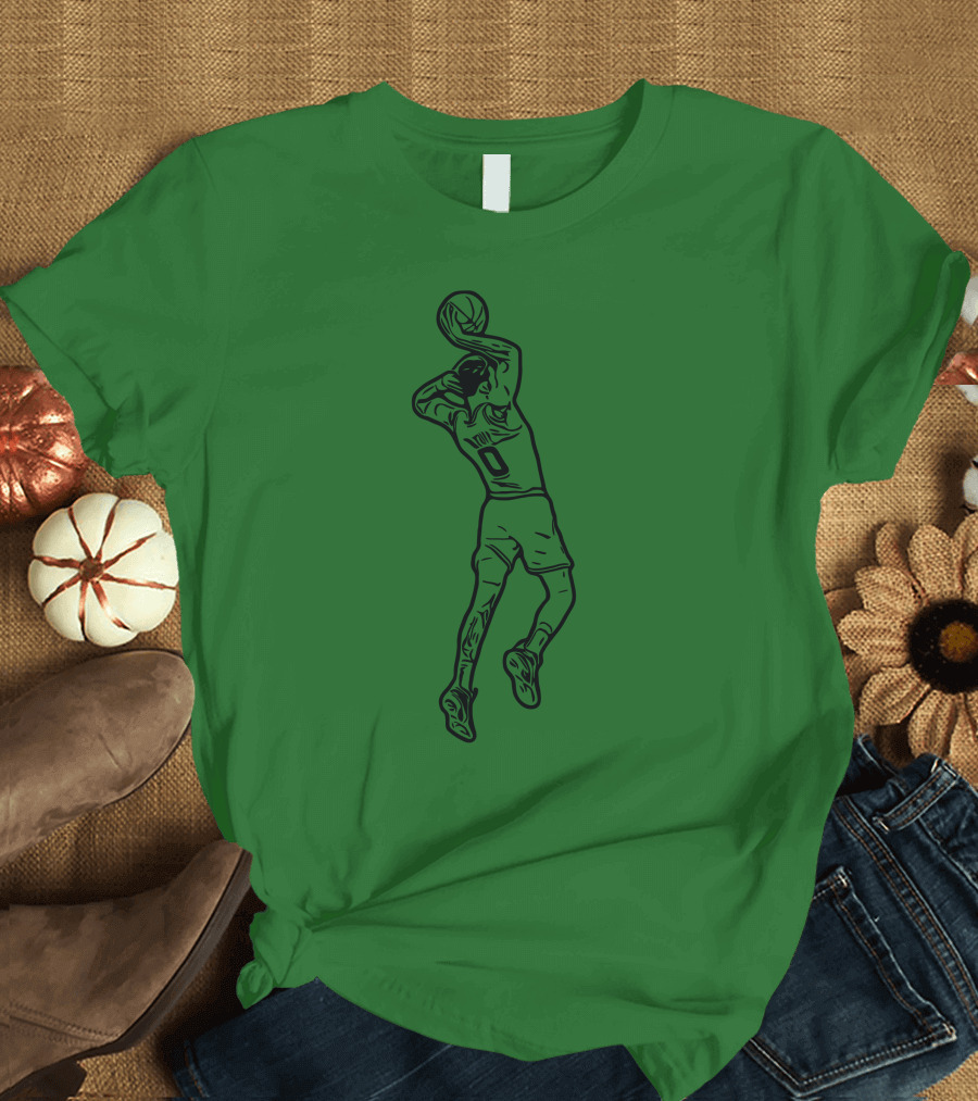 Jaytatum0 Jayson Tatum Basketball Dunk T-Shirt
