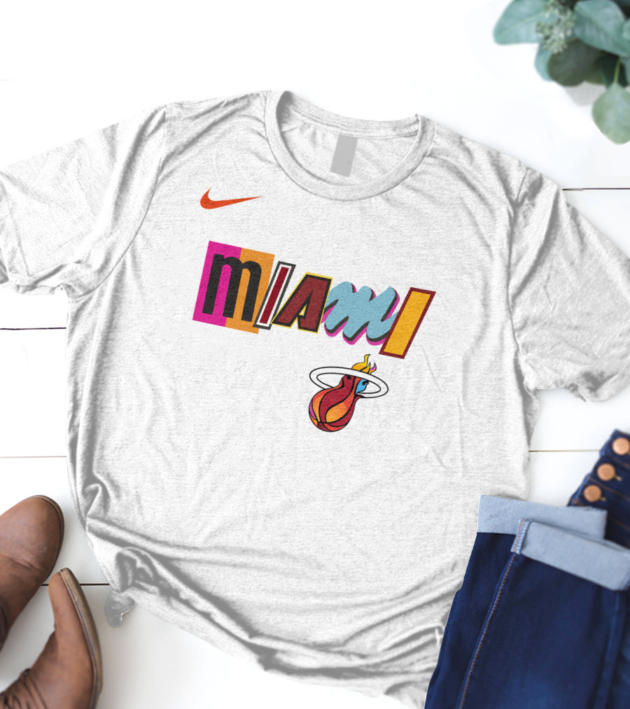 Themiamiheat Store Miami Mashup Vol. 2 Miami Basketball T-Shirt