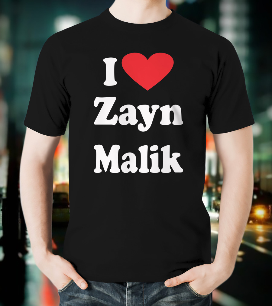 I Love Zayn Malik Alez Fireinside T-Shirt