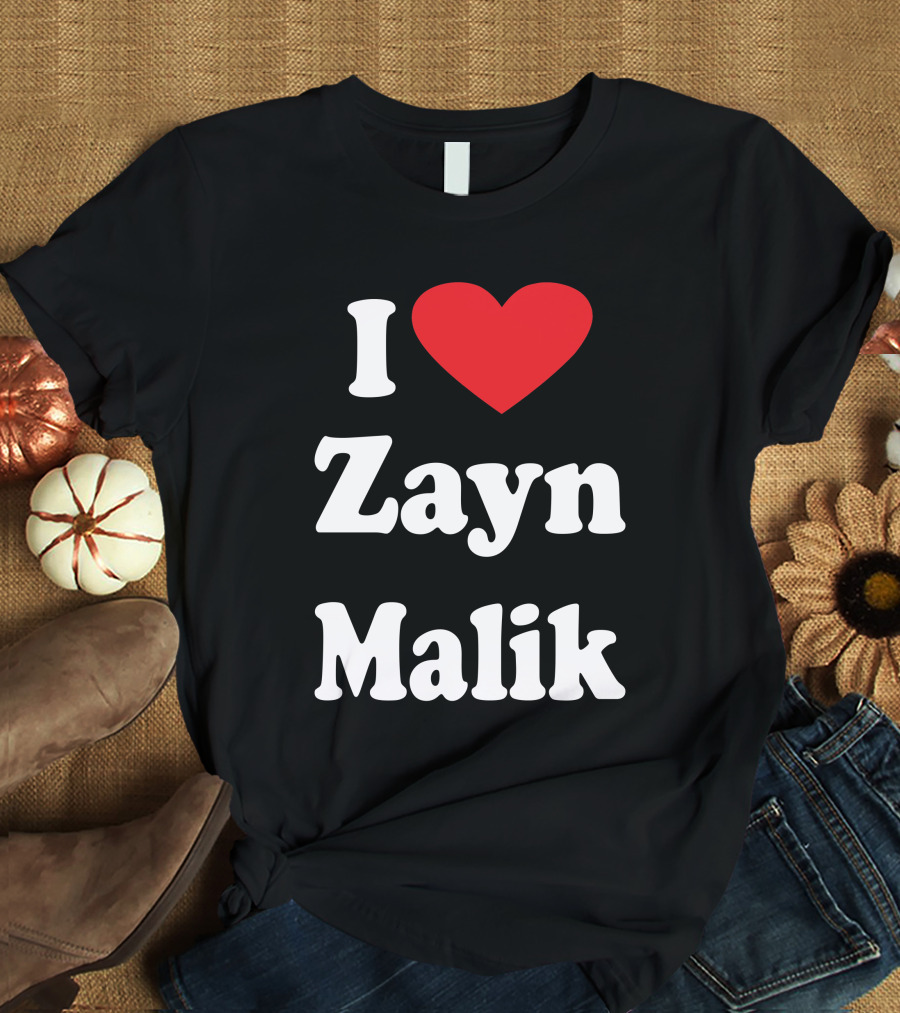 I Love Zayn Malik Alez Fireinside T-Shirt